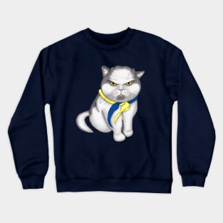 Ukrainian cat Crewneck Sweatshirt